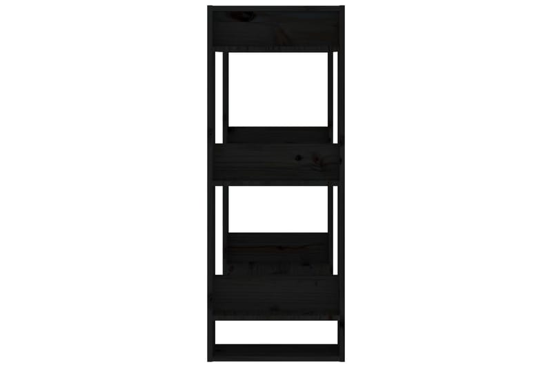 beBasic Kirjahylly/tilanjakaja musta 60x35x91 cm täysi mänty - Musta - Säilytys - Hylly - Kirjahylly