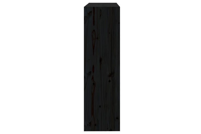 beBasic Kirjahylly/tilanjakaja musta 80x30x103,5 cm täysi mänty - Musta - Säilytys - Hylly - Kirjahylly