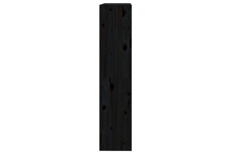 beBasic Kirjahylly/tilanjakaja musta 80x30x135,5 cm täysi mänty - Musta - Säilytys - Hylly - Kirjahylly
