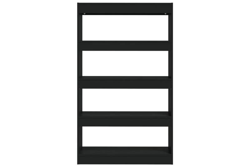 beBasic Kirjahylly/tilanjakaja musta 80x30x135 cm lastulevy - Musta - Säilytys - Hylly - Kirjahylly