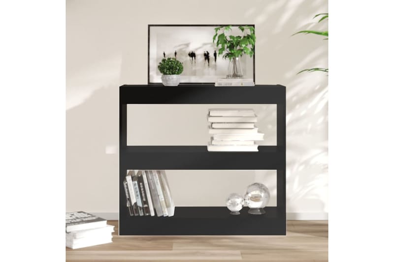 beBasic Kirjahylly/tilanjakaja musta 80x30x72 cm lastulevy - Musta - Säilytys - Hylly - Kirjahylly