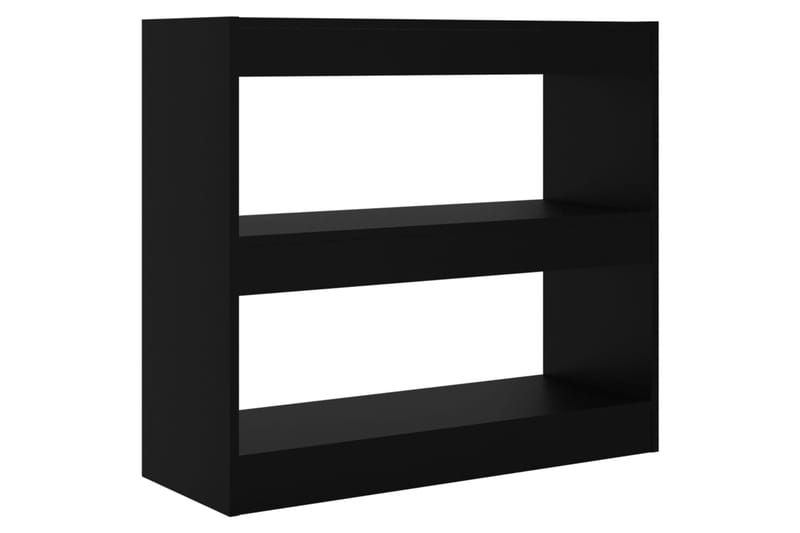 beBasic Kirjahylly/tilanjakaja musta 80x30x72 cm lastulevy - Musta - Säilytys - Hylly - Kirjahylly