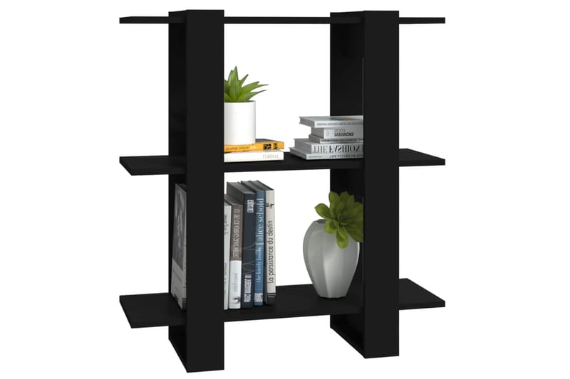 beBasic Kirjahylly/tilanjakaja musta 80x30x87 cm - Musta - Säilytys - Hylly - Kirjahylly