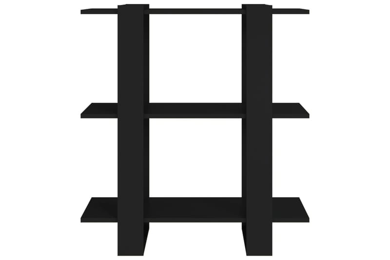 beBasic Kirjahylly/tilanjakaja musta 80x30x87 cm - Musta - Säilytys - Hylly - Kirjahylly