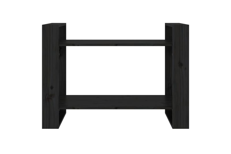 beBasic Kirjahylly/tilanjakaja musta 80x35x56,5 cm täysi mänty - Musta - Säilytys - Hylly - Kirjahylly
