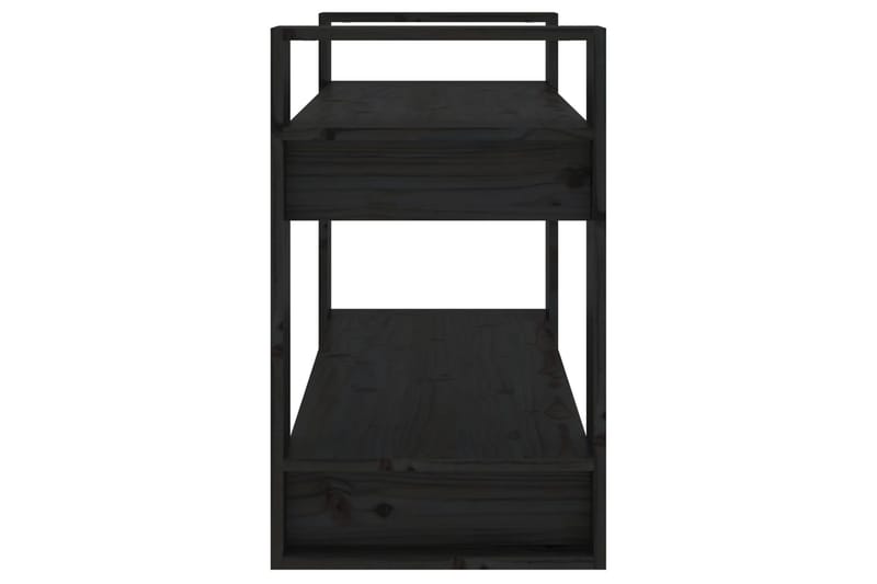 beBasic Kirjahylly/tilanjakaja musta 80x35x56,5 cm täysi mänty - Musta - Säilytys - Hylly - Kirjahylly