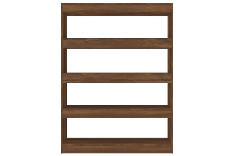 beBasic Kirjahylly/tilanjakaja ruskea tammi 100x30x135 cm - Ruskea - Säilytys - Hylly - Kirjahylly