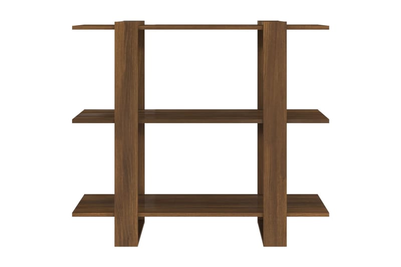 beBasic Kirjahylly/tilanjakaja ruskea tammi 100x30x87 cm - Ruskea - Säilytys - Hylly - Kirjahylly
