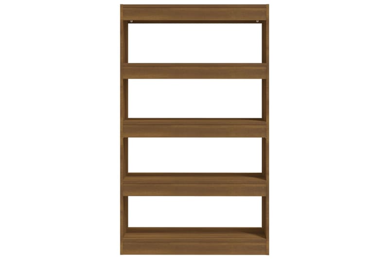 beBasic Kirjahylly/tilanjakaja ruskea tammi 80x30x135 cm lastulevy - Ruskea - Säilytys - Hylly - Kirjahylly