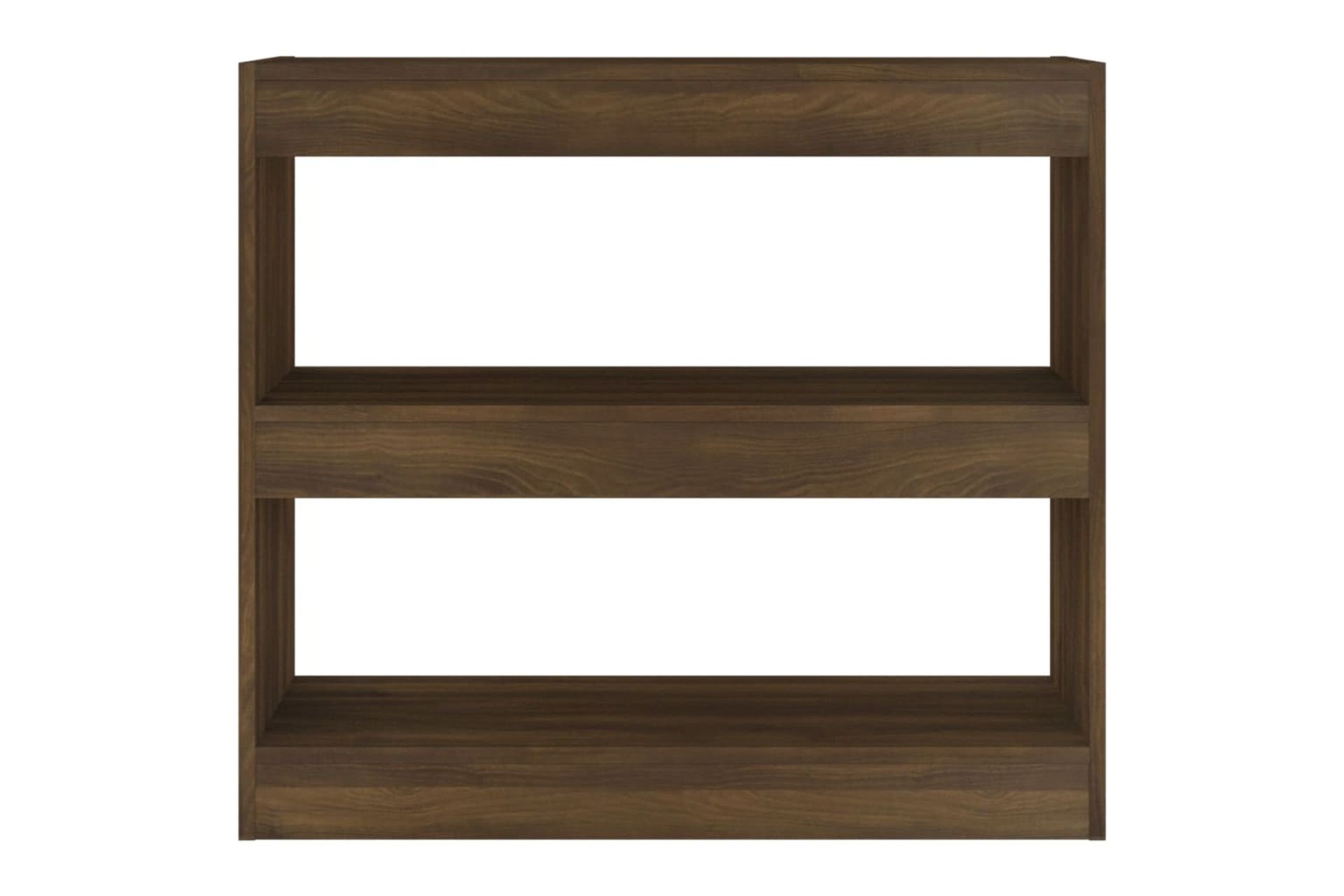 beBasic Kirjahylly/tilanjakaja ruskea tammi 80x30x72 cm - Ruskea - Säilytys - Hylly - Kirjahylly