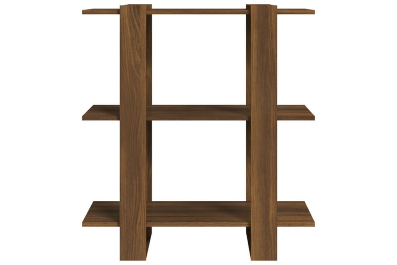 beBasic Kirjahylly/tilanjakaja ruskea tammi 80x30x87 cm - Ruskea - Säilytys - Hylly - Kirjahylly