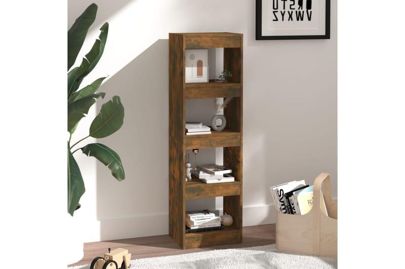beBasic Kirjahylly/tilanjakaja savutammi 40x30x135 cm - Ruskea - Säilytys - Hylly - Kirjahylly