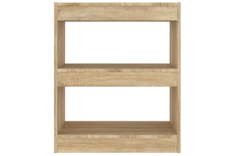 beBasic Kirjahylly/tilanjakaja Sonoma-tammi 60x30x72 cm - Beige - Säilytys - Hylly - Kirjahylly