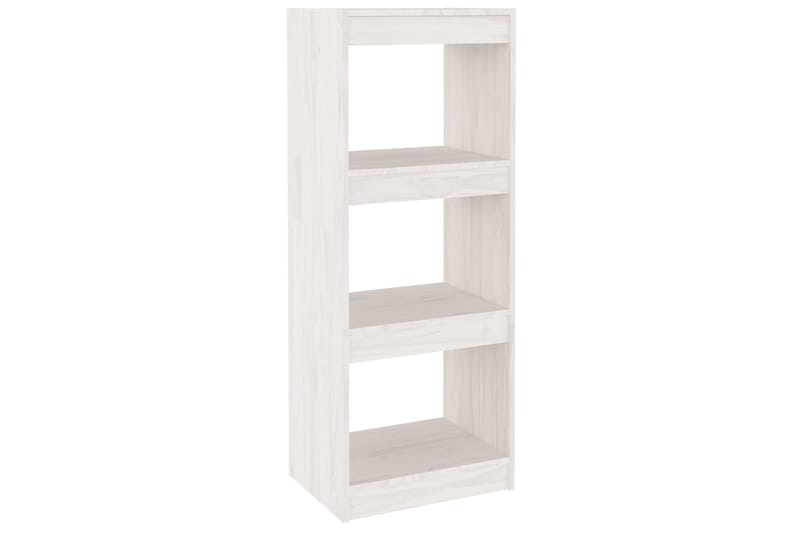 beBasic Kirjahylly/tilanjakaja valkoinen 40x30x103,5 cm täysi mänty - Valkoinen - Säilytys - Hylly - Kirjahylly
