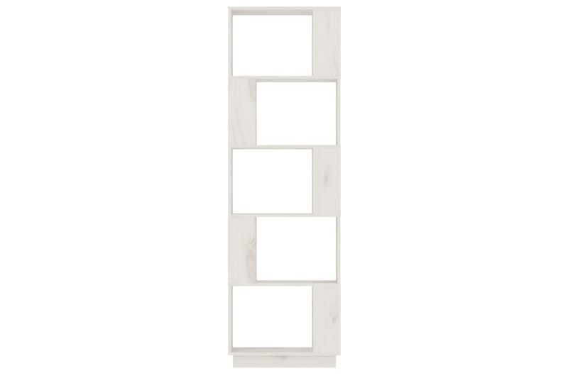 beBasic Kirjahylly/tilanjakaja valkoinen 51x25x163,5 cm täysi mänty - Valkoinen - Säilytys - Hylly - Kirjahylly