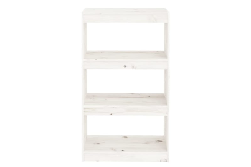beBasic Kirjahylly/tilanjakaja valkoinen 60x30x103,5 cm täysi mänty - Valkoinen - Säilytys - Hylly - Kirjahylly