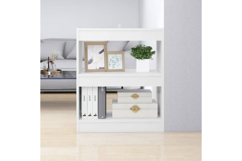beBasic Kirjahylly/tilanjakaja valkoinen 60x30x72 cm - Valkoinen - Säilytys - Hylly - Kirjahylly