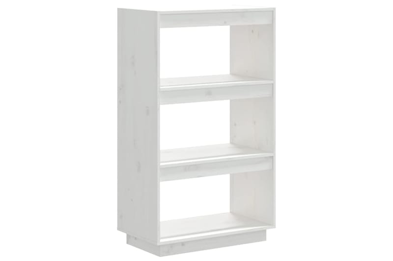 beBasic Kirjahylly/tilanjakaja valkoinen 60x35x103 cm täysi mänty - Valkoinen - Säilytys - Hylly - Kirjahylly