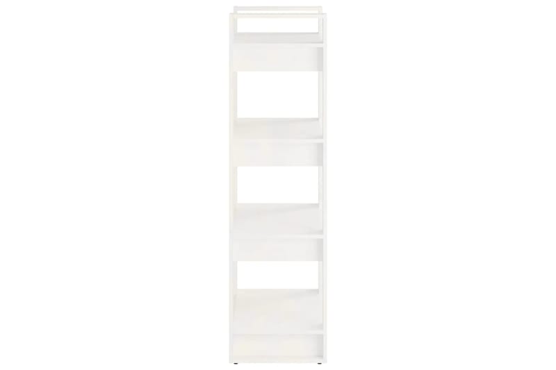 beBasic Kirjahylly/tilanjakaja valkoinen 60x35x125 cm täysi mänty - Valkoinen - Säilytys - Hylly - Kirjahylly