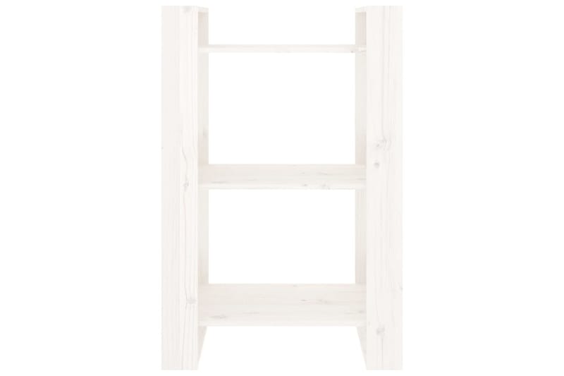 beBasic Kirjahylly/tilanjakaja valkoinen 60x35x91 cm täysi mänty - Valkoinen - Säilytys - Hylly - Kirjahylly