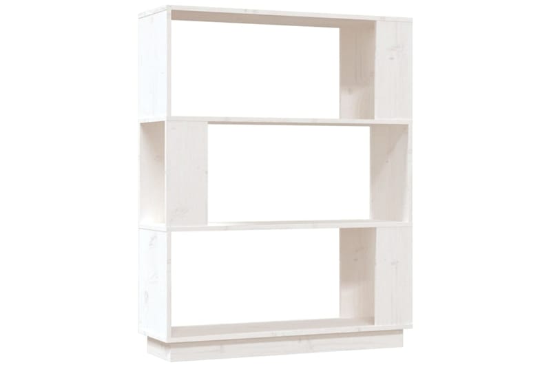 beBasic Kirjahylly/tilanjakaja valkoinen 80x25x101 cm täysi mänty - Valkoinen - Säilytys - Hylly - Kirjahylly