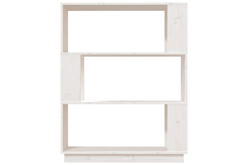 beBasic Kirjahylly/tilanjakaja valkoinen 80x25x101 cm täysi mänty - Valkoinen - Säilytys - Hylly - Kirjahylly