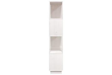 beBasic Kirjahylly/tilanjakaja valkoinen 80x25x132 cm täysi mänty - Valkoinen - Säilytys - Hylly - Kirjahylly