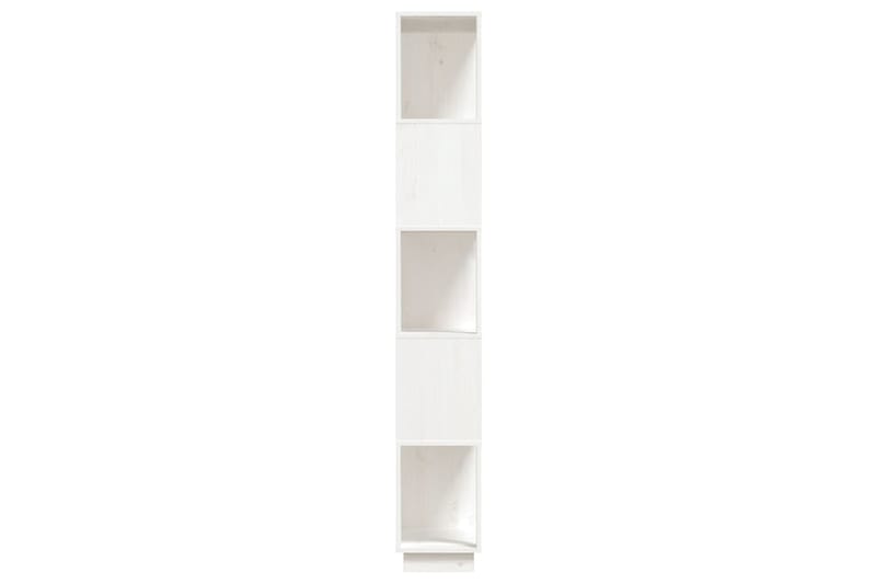 beBasic Kirjahylly/tilanjakaja valkoinen 80x25x163,5 cm täysi mänty - Valkoinen - Säilytys - Hylly - Kirjahylly