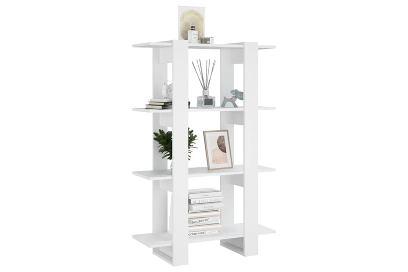 beBasic Kirjahylly/tilanjakaja valkoinen 80x30x123,5 cm - Valkoinen - Säilytys - Hylly - Kirjahylly