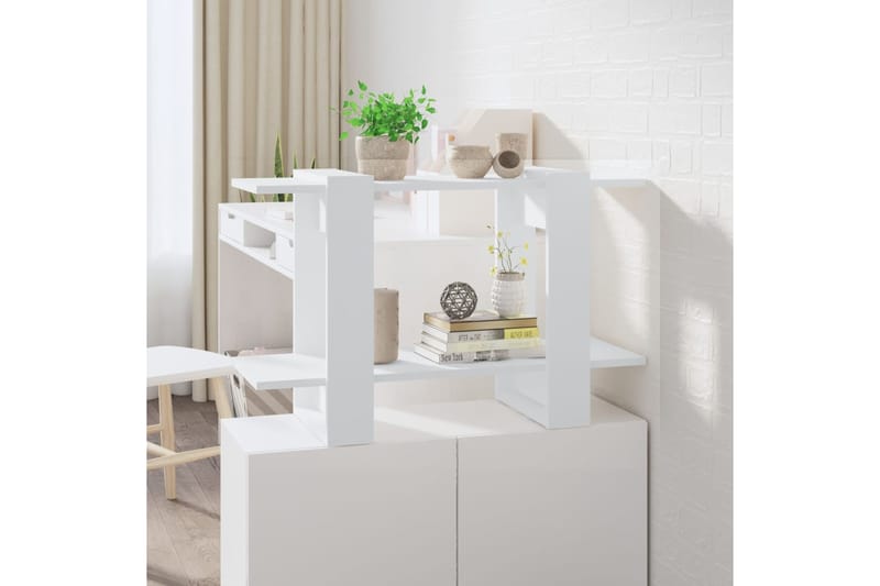 beBasic Kirjahylly/tilanjakaja valkoinen 80x30x51 cm - Valkoinen - Säilytys - Hylly - Kirjahylly