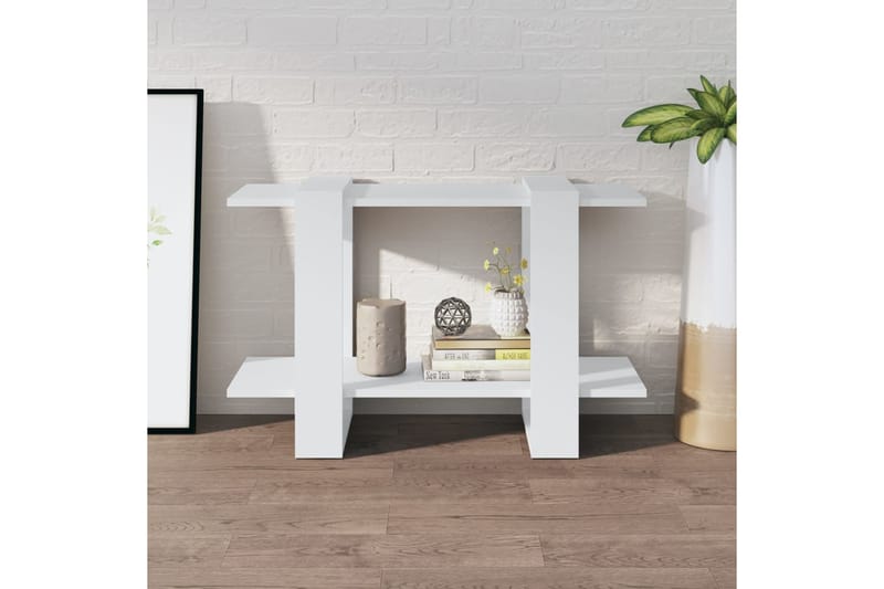 beBasic Kirjahylly/tilanjakaja valkoinen 80x30x51 cm - Valkoinen - Säilytys - Hylly - Kirjahylly