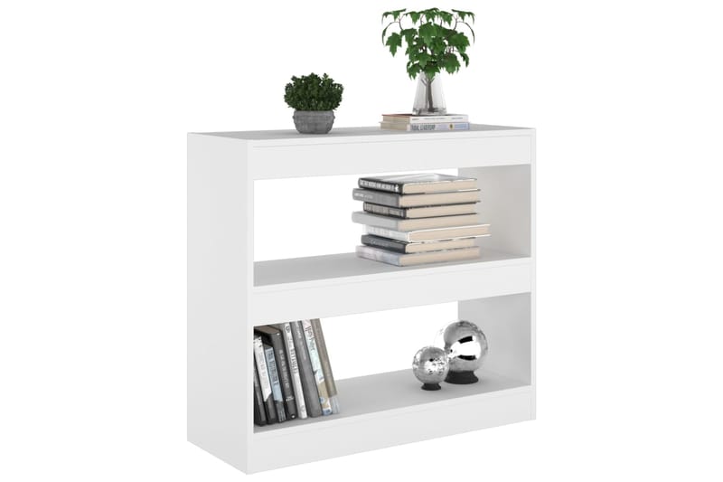beBasic Kirjahylly/tilanjakaja valkoinen 80x30x72 cm - Valkoinen - Säilytys - Hylly - Kirjahylly