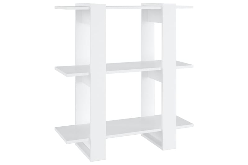 beBasic Kirjahylly/tilanjakaja valkoinen 80x30x87 cm - Valkoinen - Säilytys - Hylly - Kirjahylly