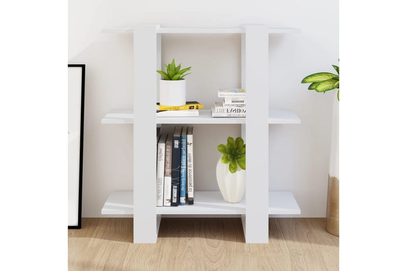 beBasic Kirjahylly/tilanjakaja valkoinen 80x30x87 cm - Valkoinen - Säilytys - Hylly - Kirjahylly