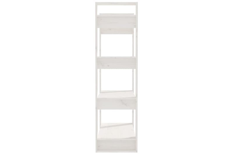 beBasic Kirjahylly/tilanjakaja valkoinen 80x35x125 cm täysi mänty - Valkoinen - Säilytys - Hylly - Kirjahylly