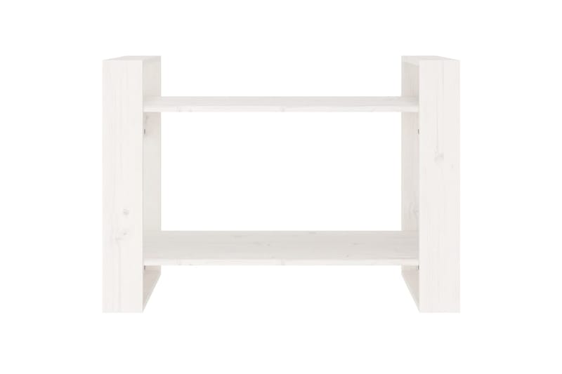 beBasic Kirjahylly/tilanjakaja valkoinen 80x35x56,5 cm täysi mänty - Valkoinen - Säilytys - Hylly - Kirjahylly