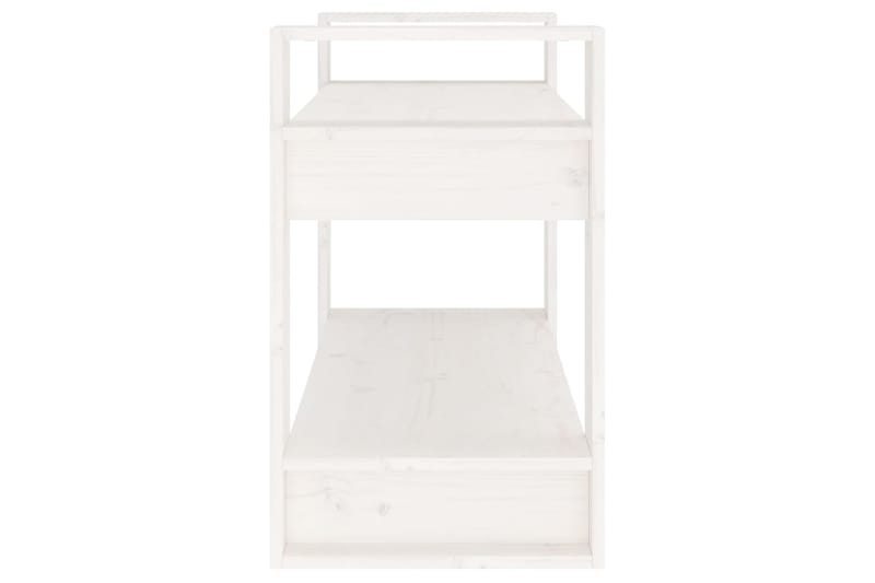 beBasic Kirjahylly/tilanjakaja valkoinen 80x35x56,5 cm täysi mänty - Valkoinen - Säilytys - Hylly - Kirjahylly