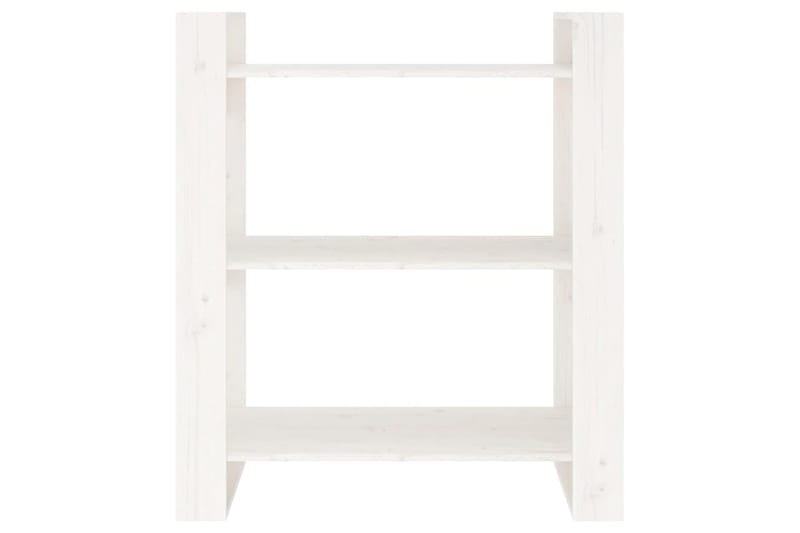 beBasic Kirjahylly/tilanjakaja valkoinen 80x35x91 cm täysi mänty - Valkoinen - Säilytys - Hylly - Kirjahylly