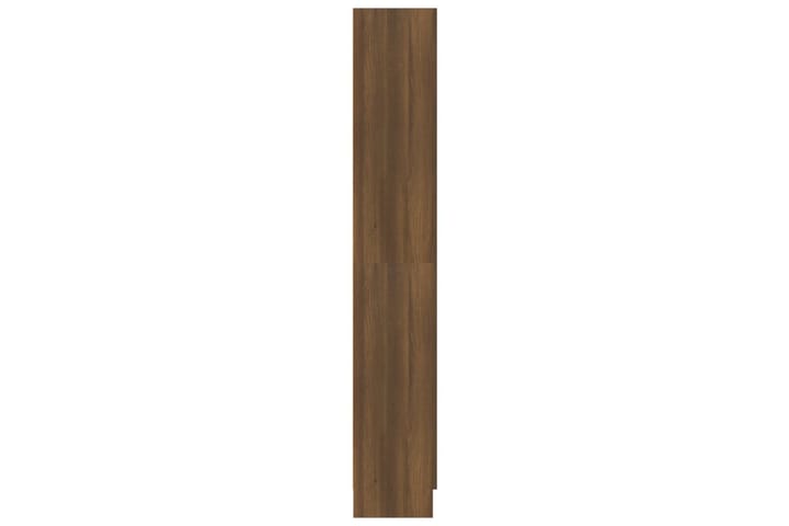 beBasic Kirjakaappi ruskea tammi 82,5x30,5x185,5 cm tekninen puu - Ruskea - Kirjahylly - Hylly