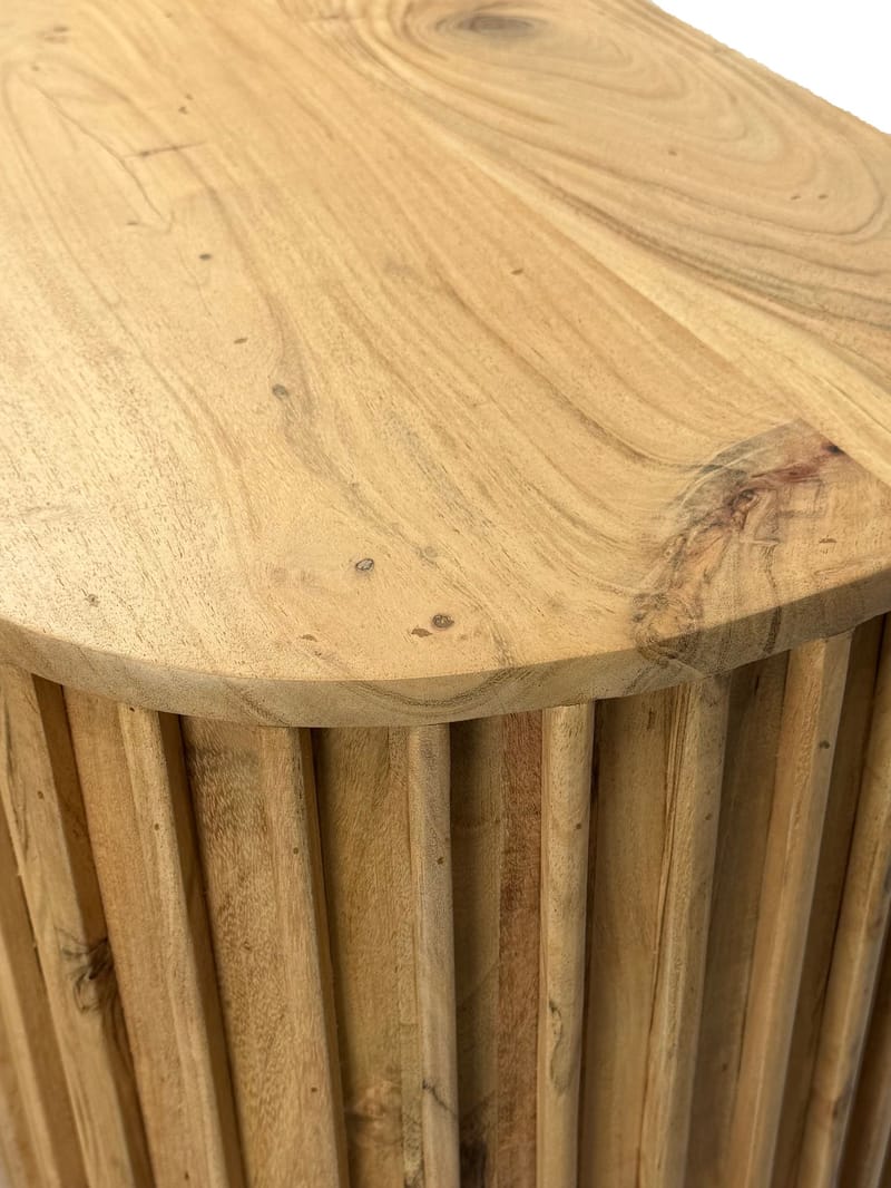 Belilo-kirjahylly 105 cm rimasomisteinen - luonnollinen lämmin hunajanruskea ja musta - Säilytys - Hylly - Kirjahylly