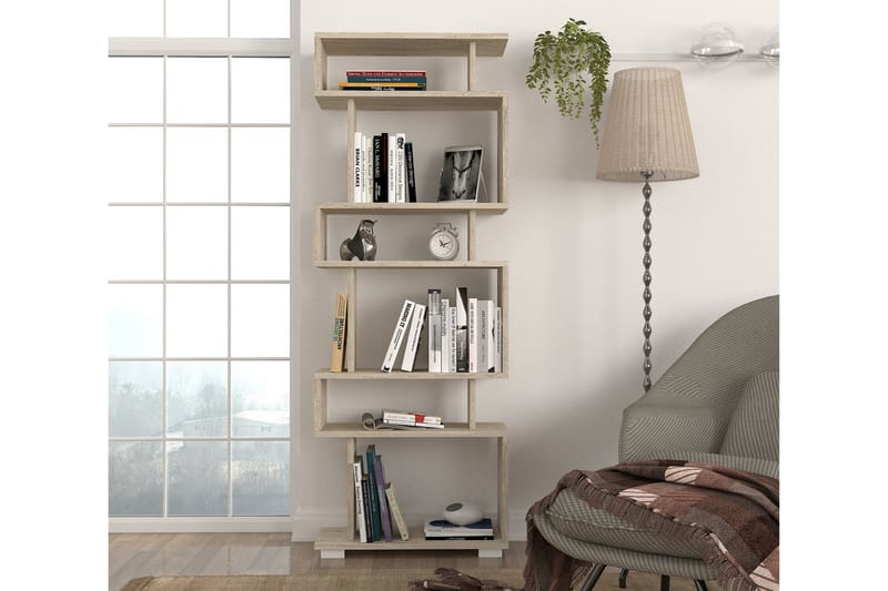 Blobok Kirjahylly 60 cm - Beige - Säilytys - Hylly - Kirjahylly