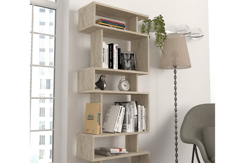 Blobok Kirjahylly 60 cm - Beige - Säilytys - Hylly - Kirjahylly