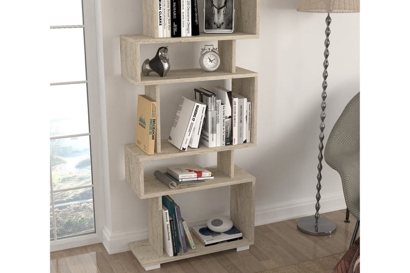 Blobok Kirjahylly 60 cm - Beige - Säilytys - Hylly - Kirjahylly