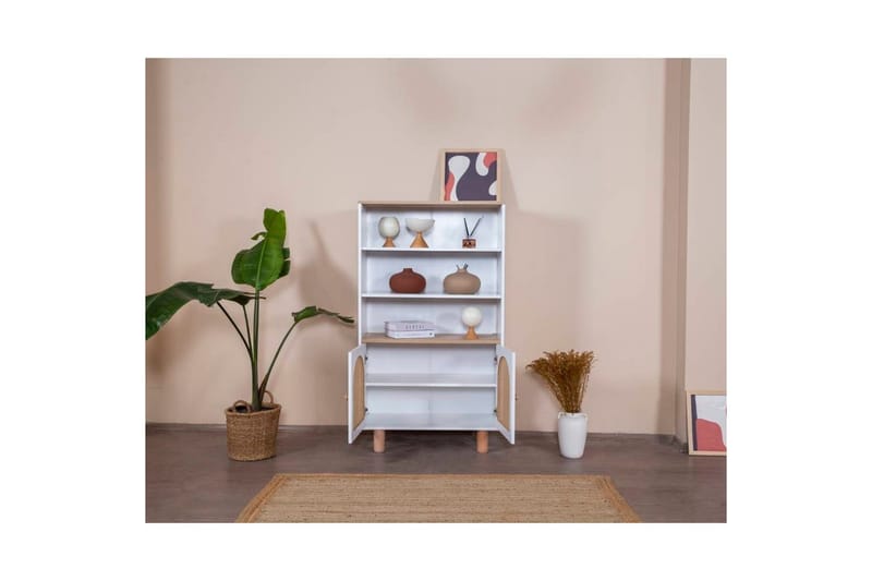 Bohem Kirjahylly 90 cm - Valkoinen - Säilytys - Hylly - Kirjahylly
