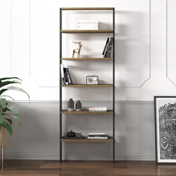 Branik kirjahylly 61x180x25 cm - Antrasiitti/Antiikkipähkinä - Säilytys - Hylly - Kirjahylly