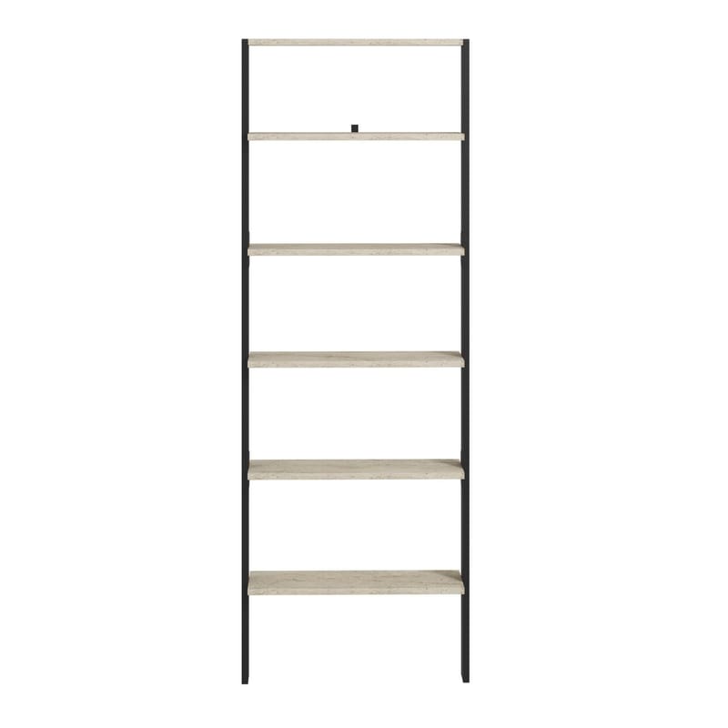 Branik kirjahylly 61x180x25 cm - Travertiini/Antrasiitti - Säilytys - Hylly - Kirjahylly