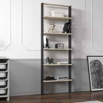 Branik kirjahylly 61x180x25 cm - Travertiini/Antrasiitti - Säilytys - Hylly - Kirjahylly
