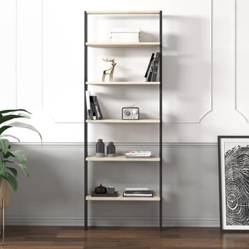 Branik kirjahylly 61x180x25 cm - Travertiini/Antrasiitti - Säilytys - Hylly - Kirjahylly