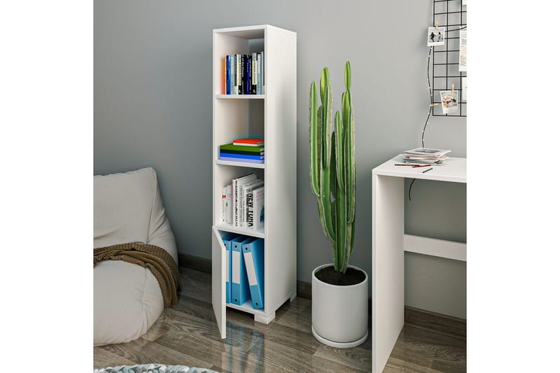 Brenn Kirjahylly 31 cm - Valkoinen - Säilytys - Hylly - Kirjahylly