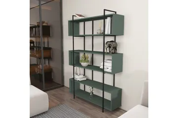 Bruti kirjahylly 120 cm maalattua puuta - Musta - Säilytys - Hylly - Kirjahylly